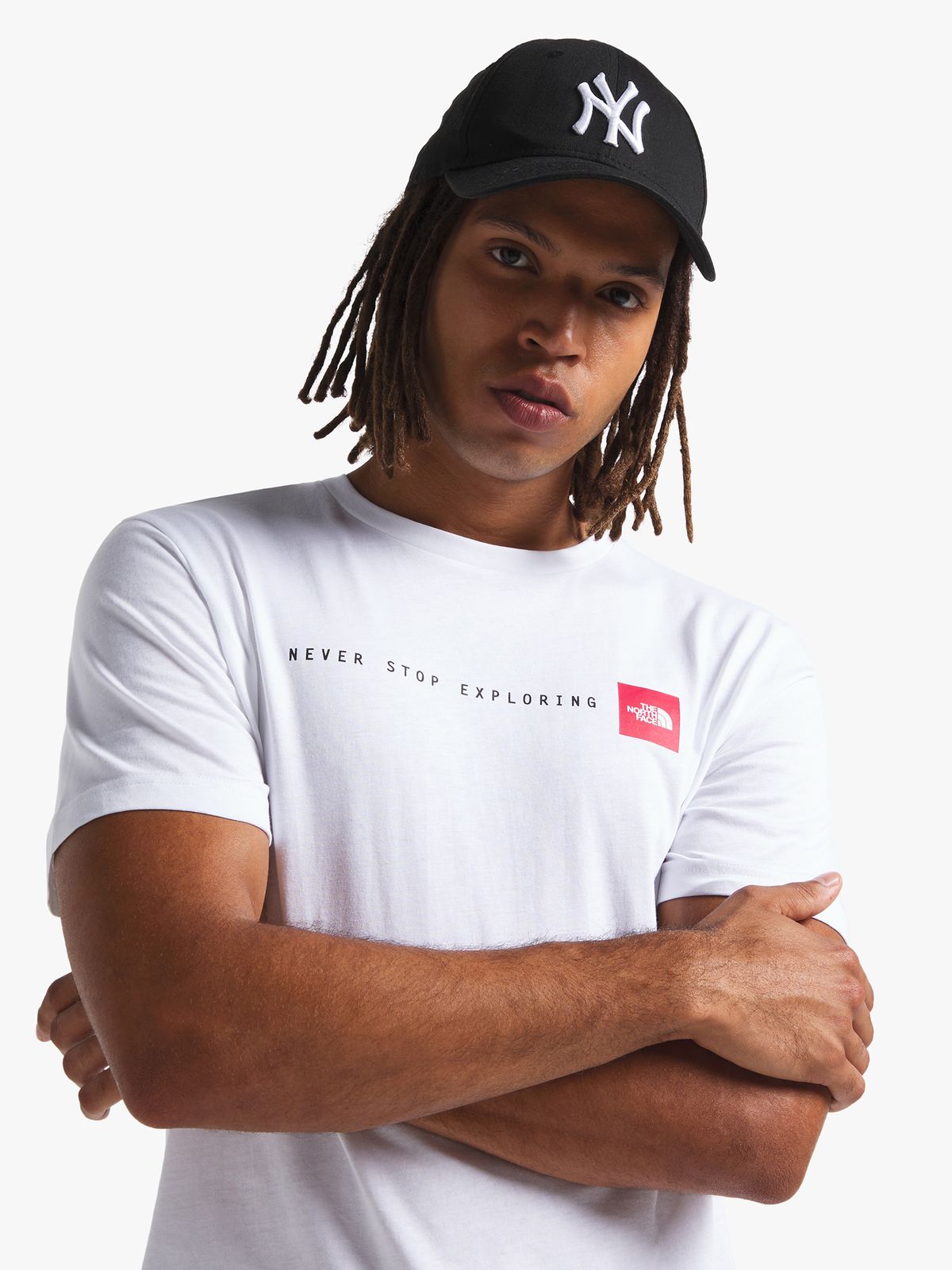 The North Face Never Stop Exploring White T-Shirt - Brand Store