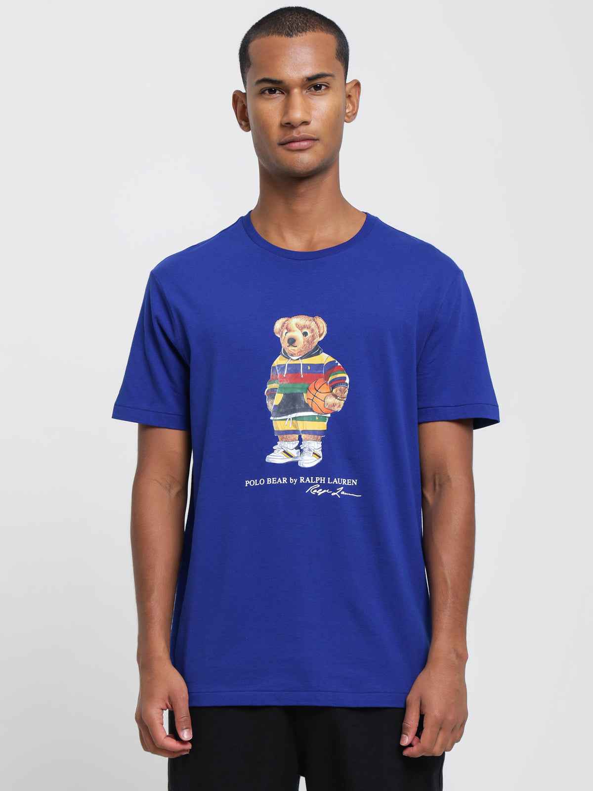 Polo Big Bear Graphic Tee - Royal Blue