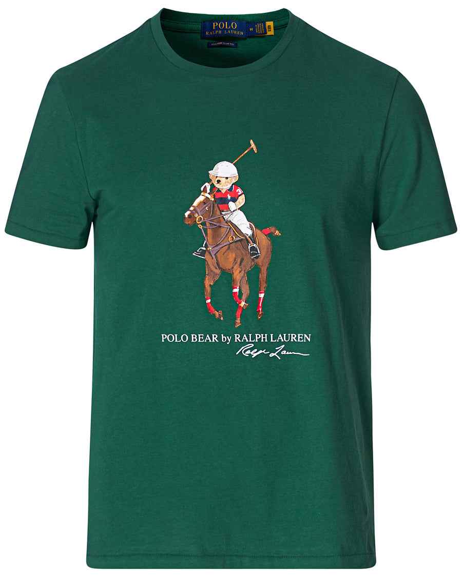 Polo Pony Bear Logo Tee - Forest Green