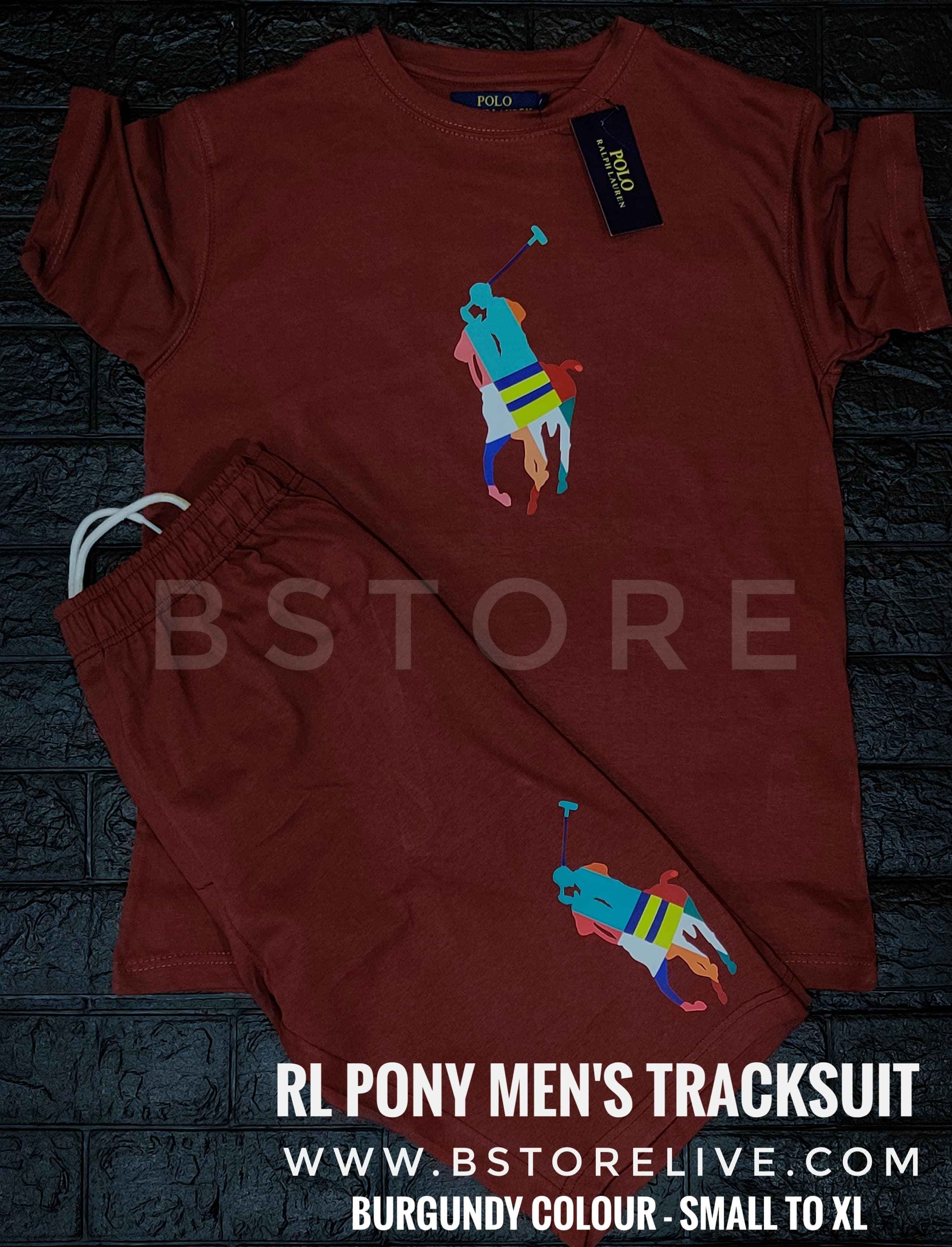 RL Polo Short Set - Burgendy