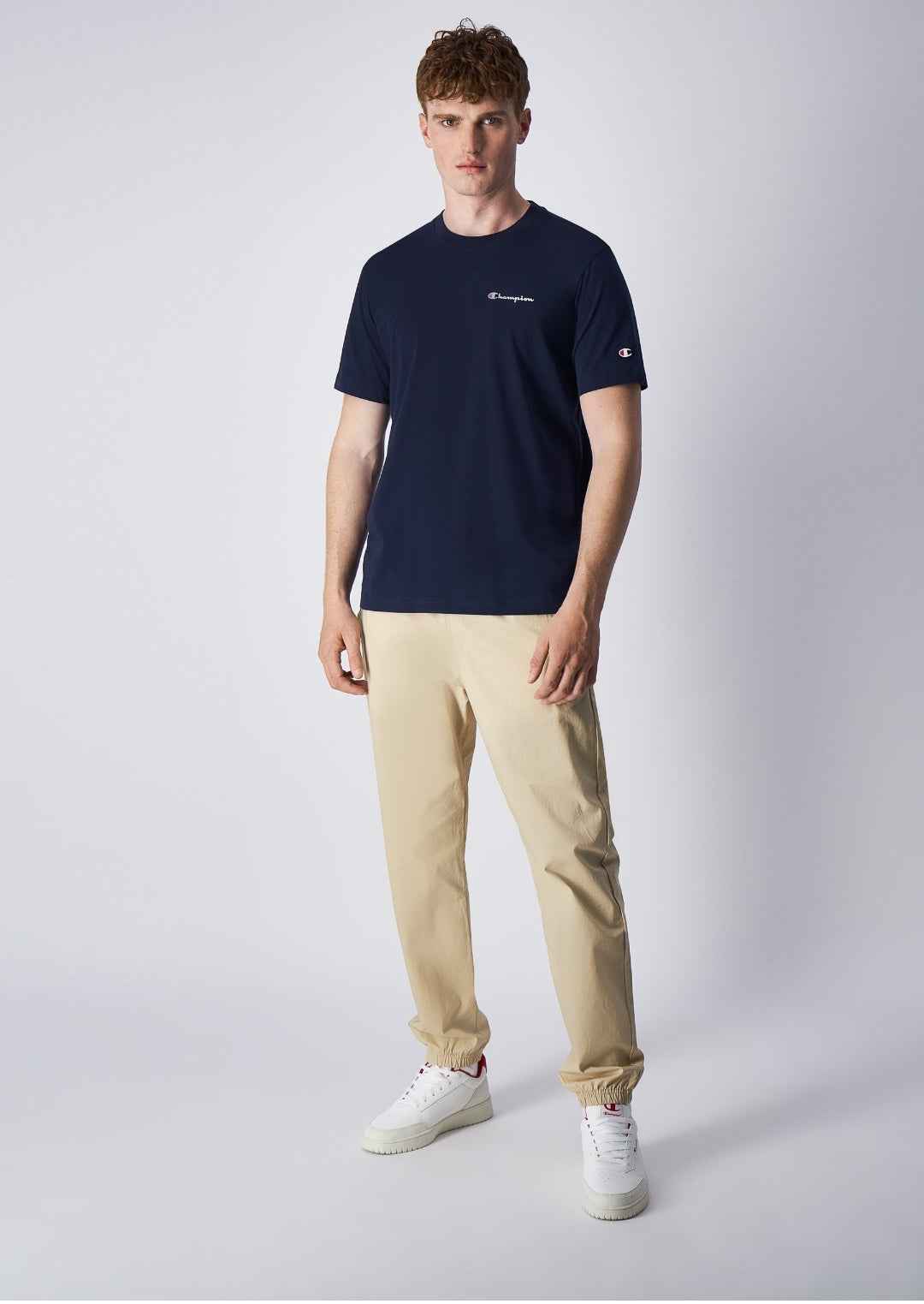 Champion Small Chest Logo Tee - Navy