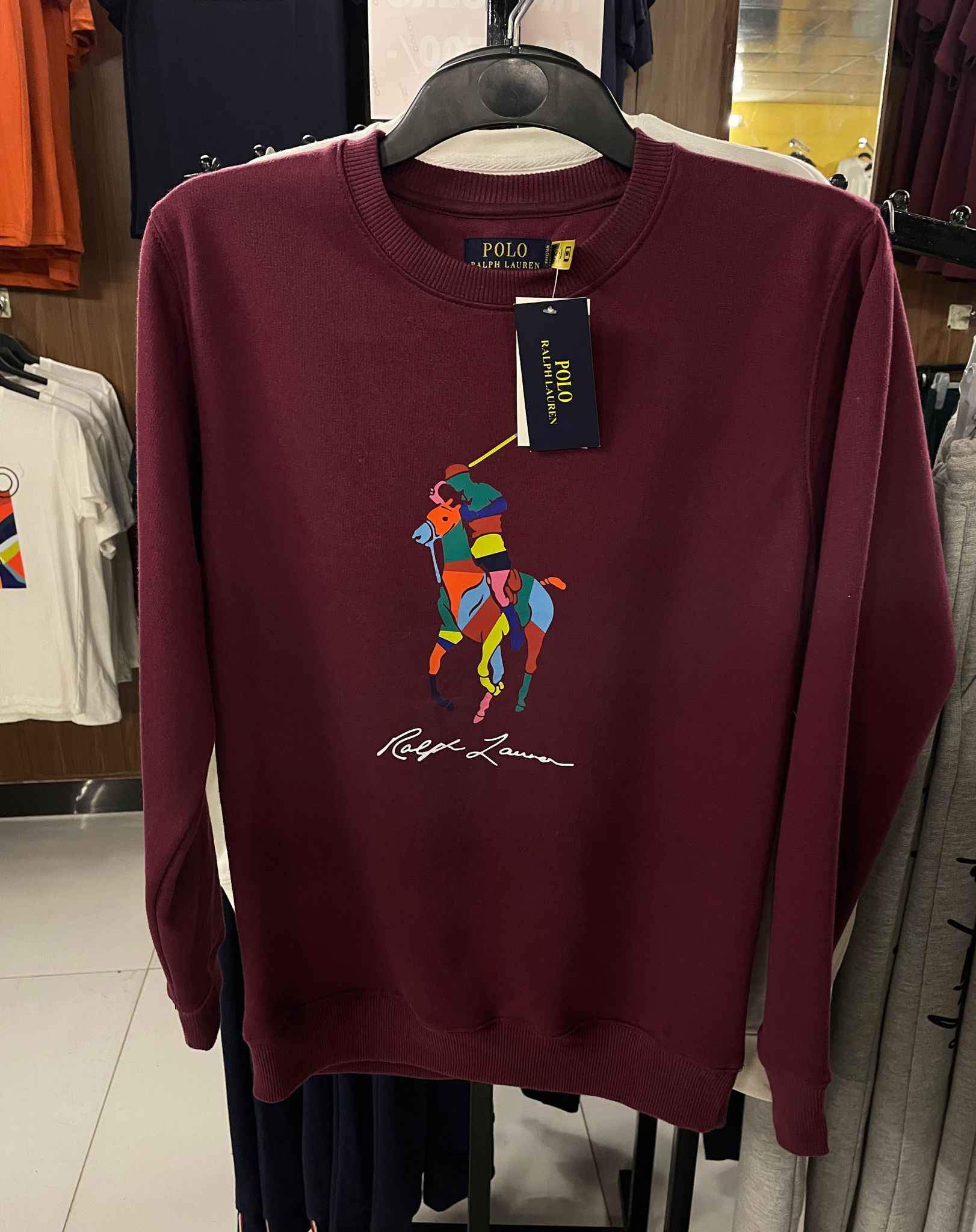 Polo Pony Ralph Lauren Sweatshirt - Burgendy