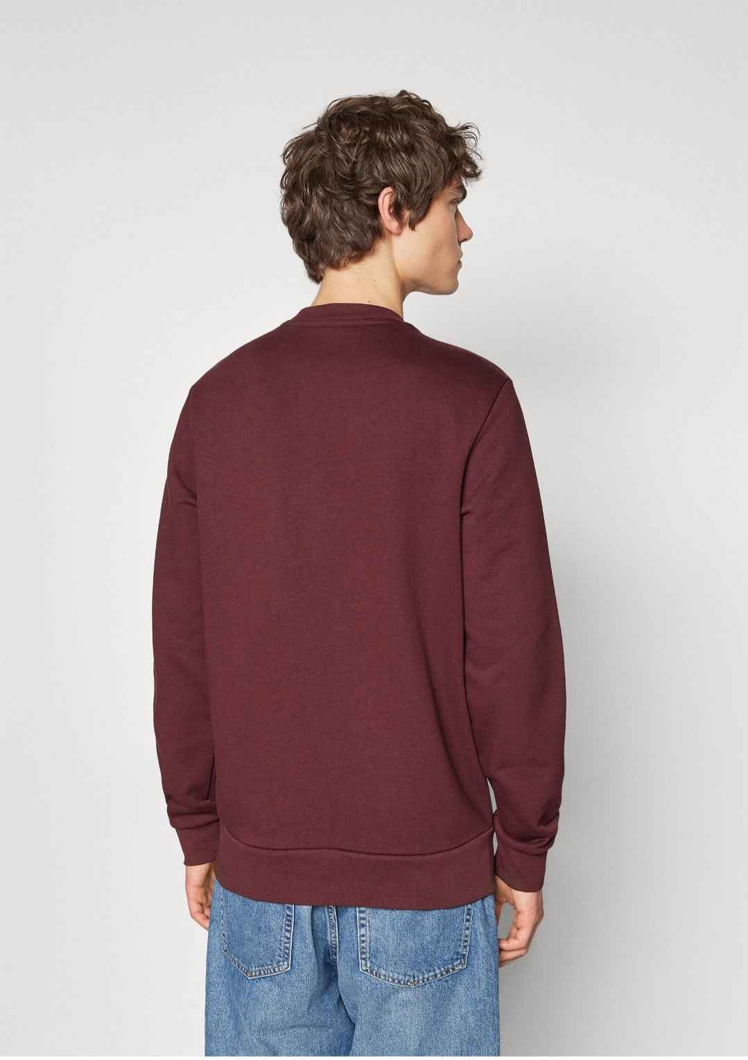 Lacoste Solid Sweatshirt - Burgendy
