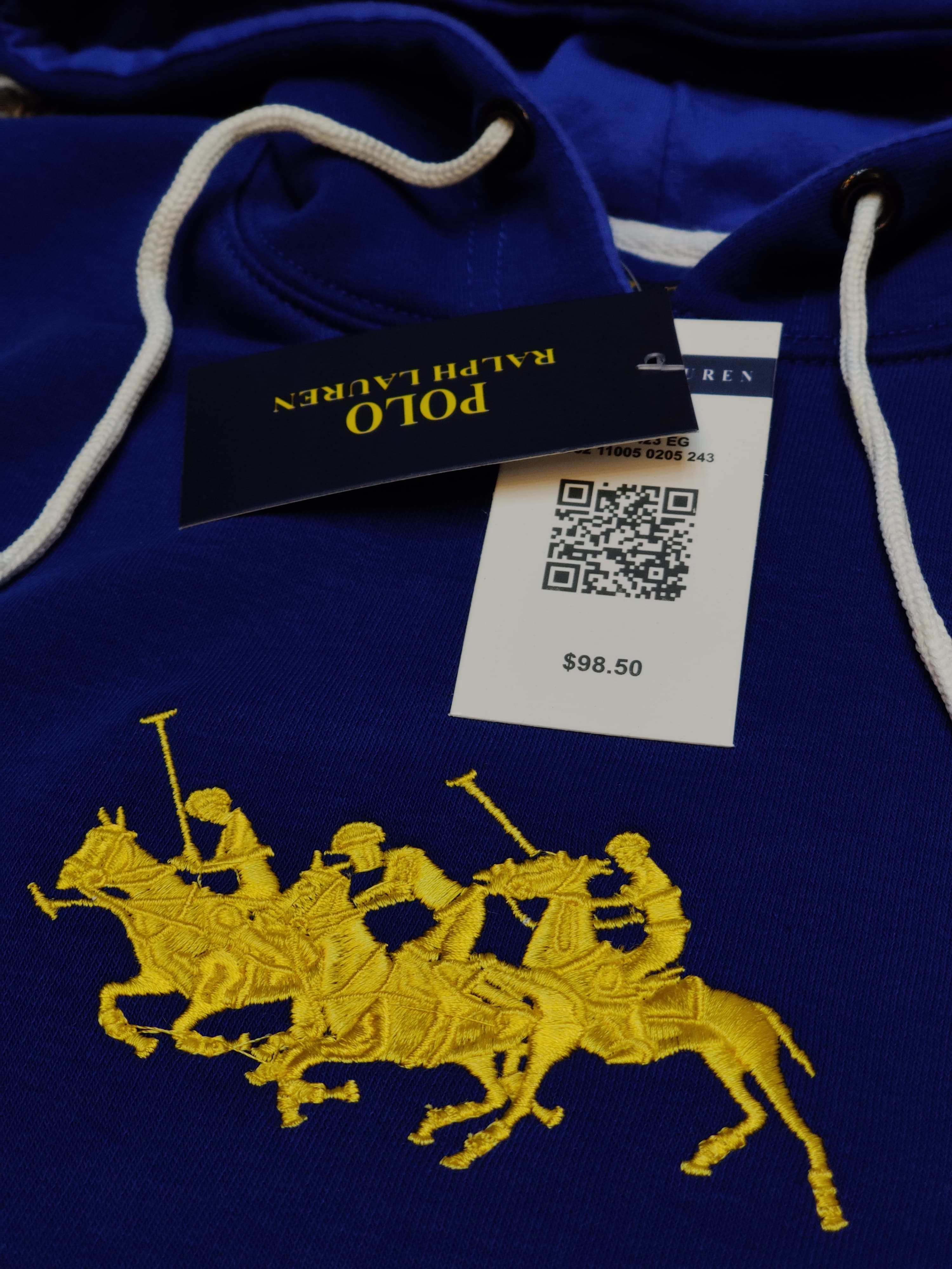 Polo Embroidered Pony Pullover - Royal Blue - Brand Store