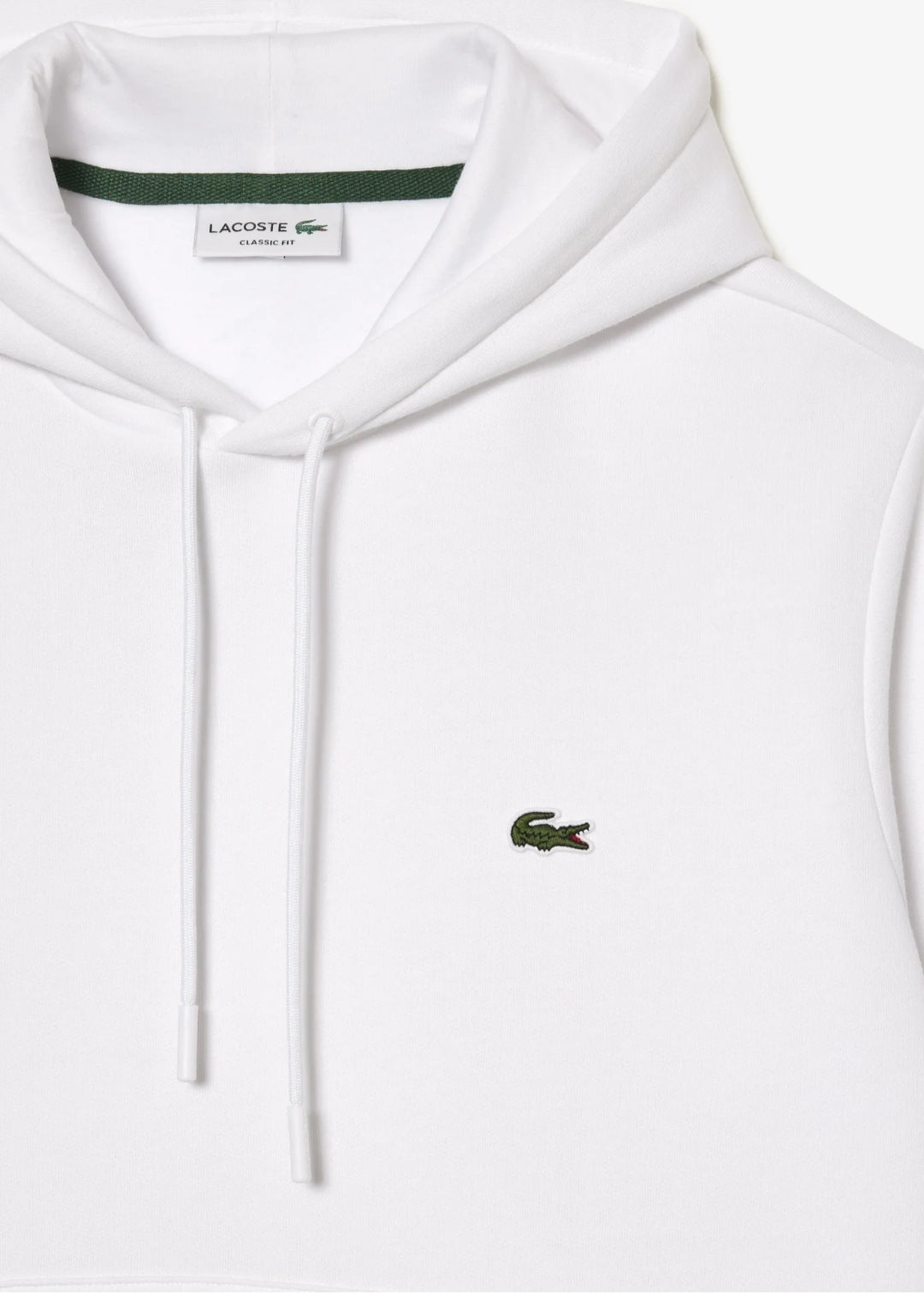 Lacoste Chest Logo Pullover - White - Brand Store