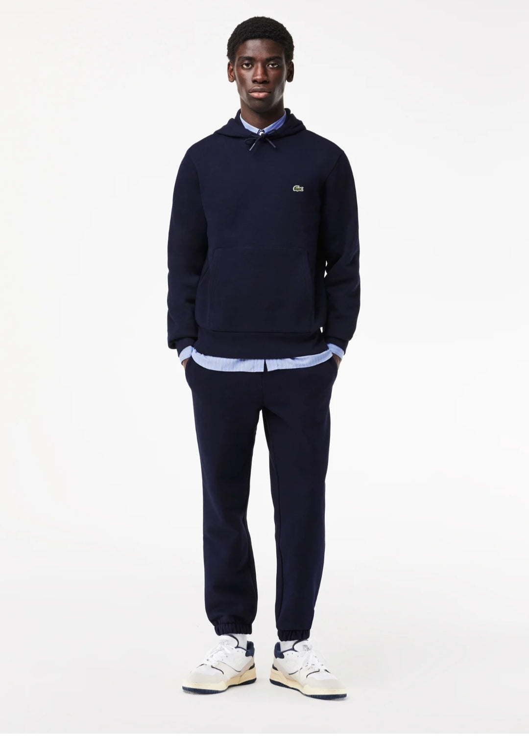 Lacoste Chest Logo Pullover - Navy - Brand Store