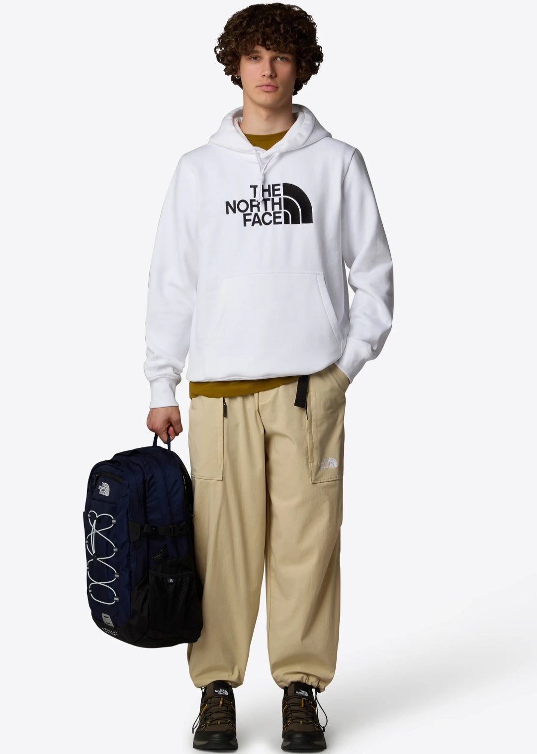 Northface Classic Hoodie - White - Brand Store