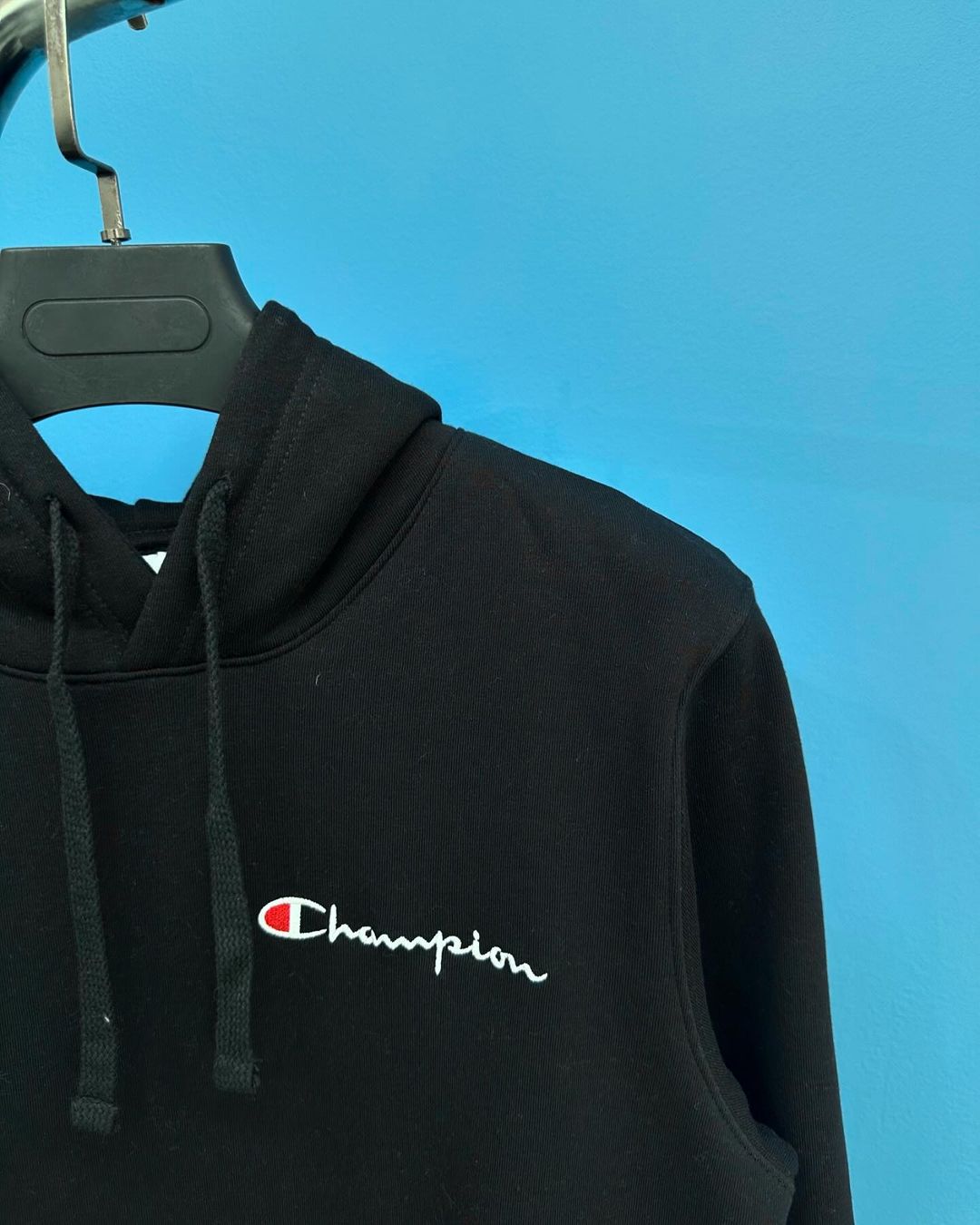 Champion Classic Logo Hoodie - Black - Brand Store