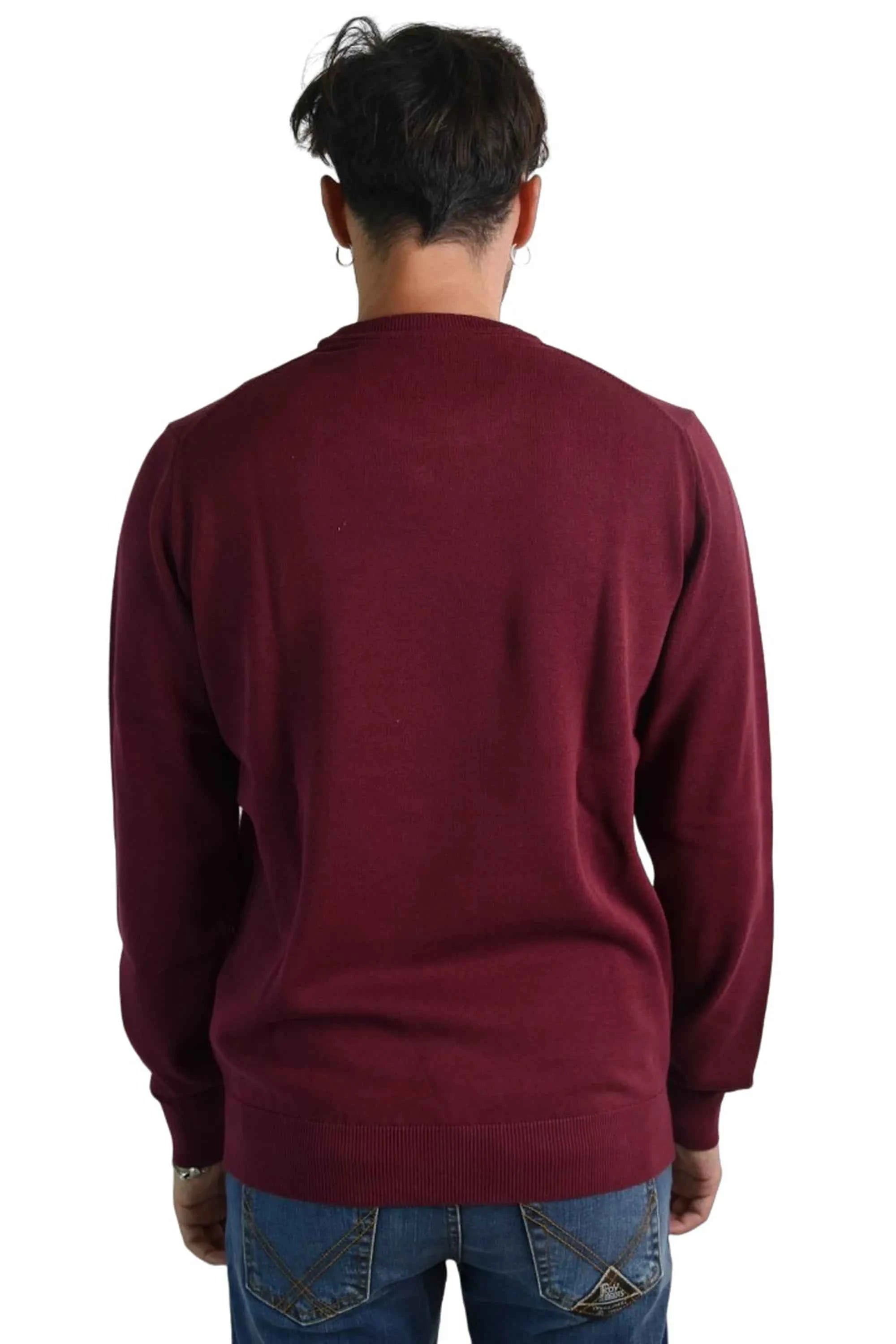 Lacoste Solid Sweatshirt - Burgendy