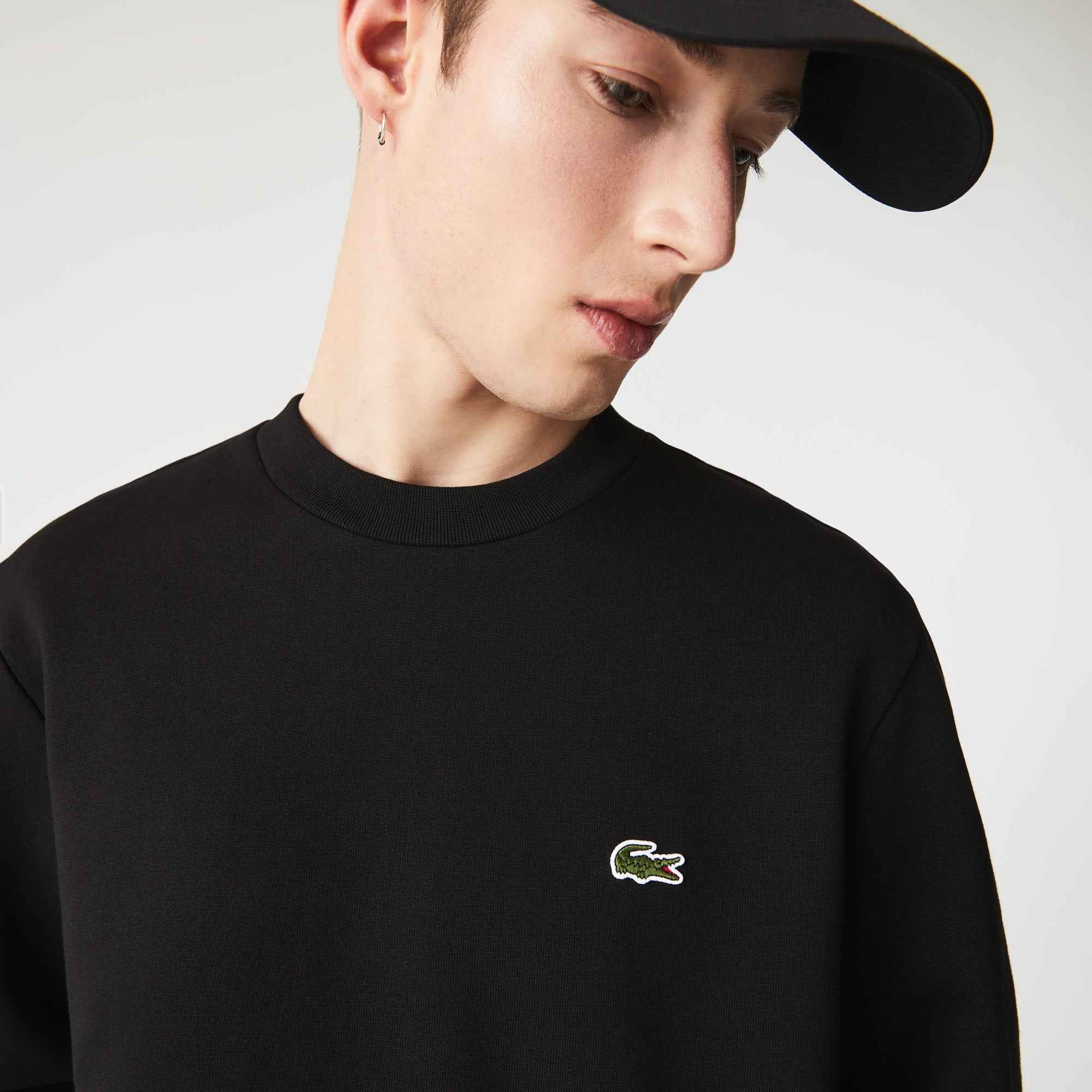 Lacoste Solid Sweatshirt - Black