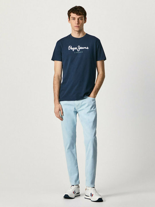 Pepe Jeans Signature Tee - Night Blue - Brand Store