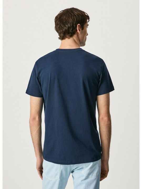 Pepe Jeans Signature Tee - Night Blue