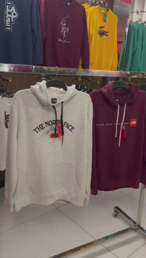 Northface 1966 Textured Gray Hoodie