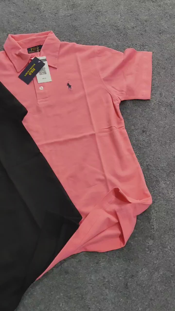 تي شيرت بولو RL Pony - وردي