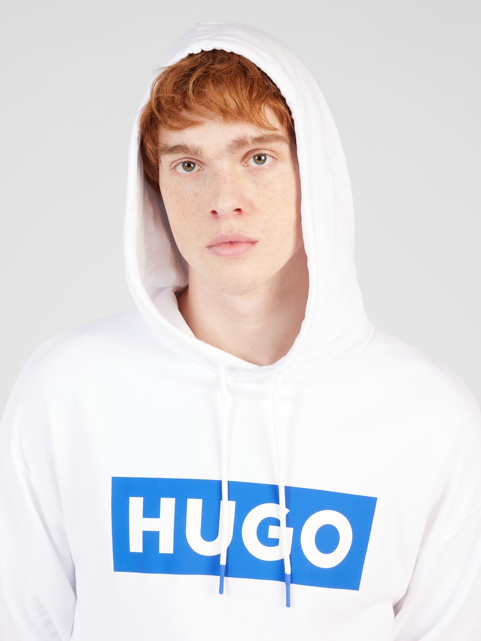 H.U.G.O Pullover Hoodie - White