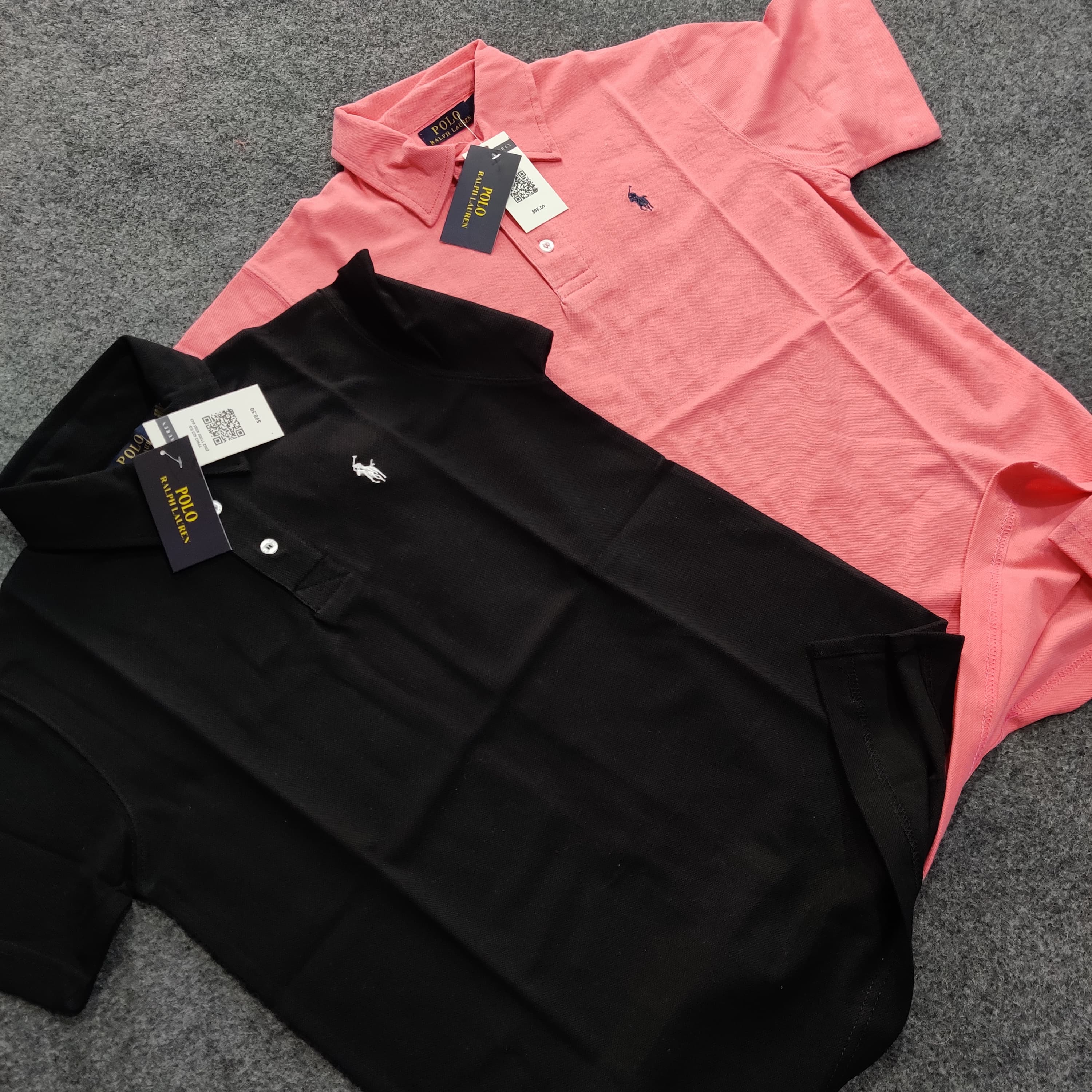 RL Pony Polo Tee - Pink - Brand Store