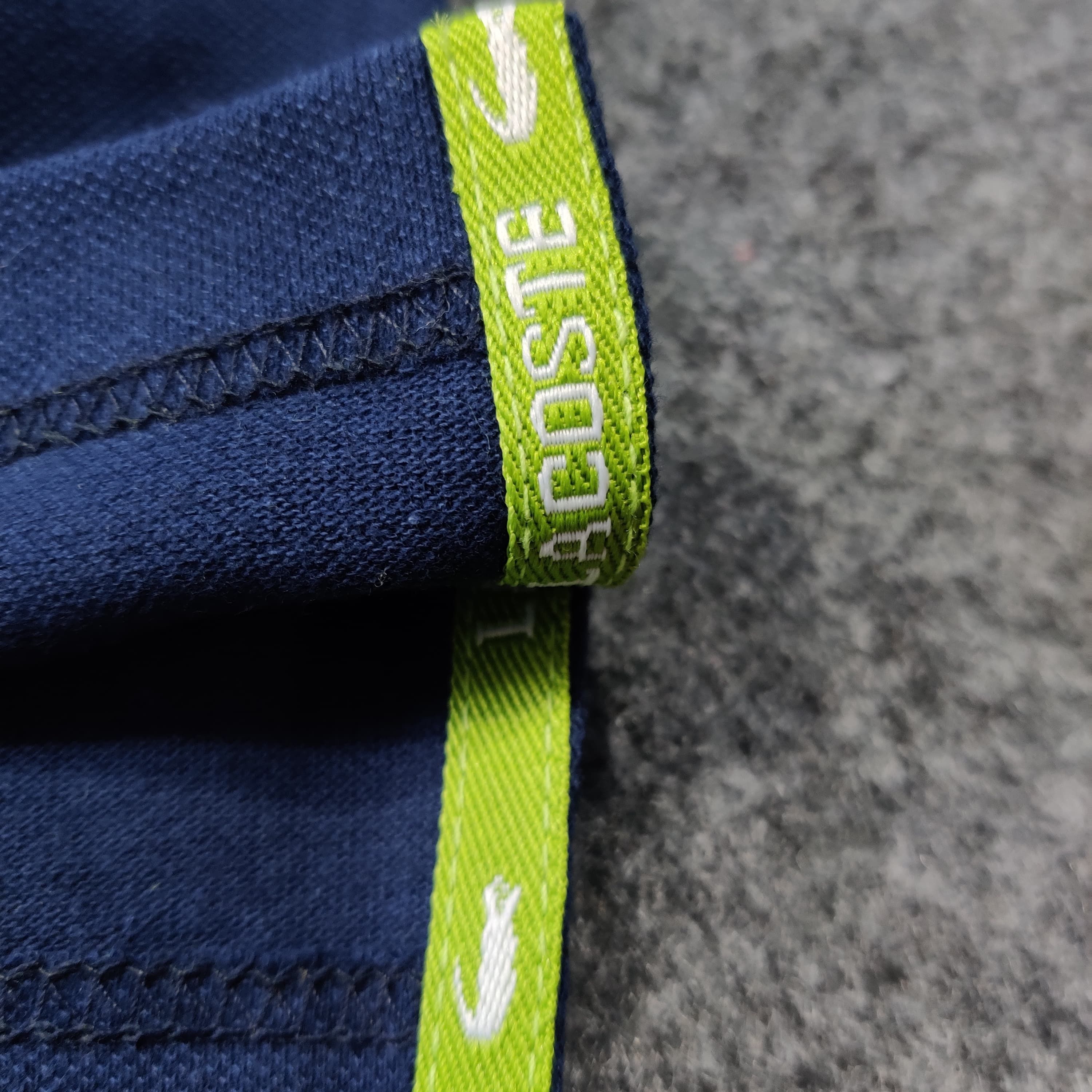 Lacoste Solid Polo Tee - Navy - Brand Store
