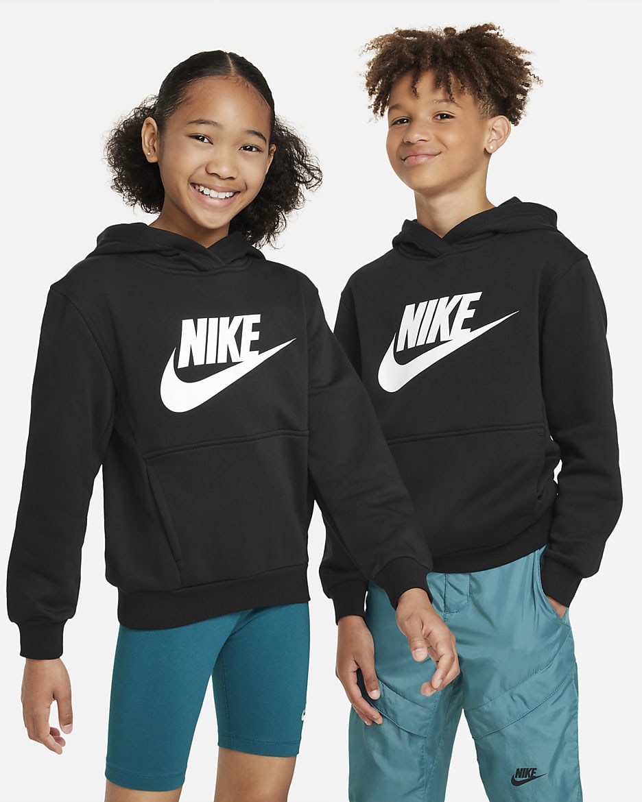 Nike Pullover Hoodie Kids Unisex - Black