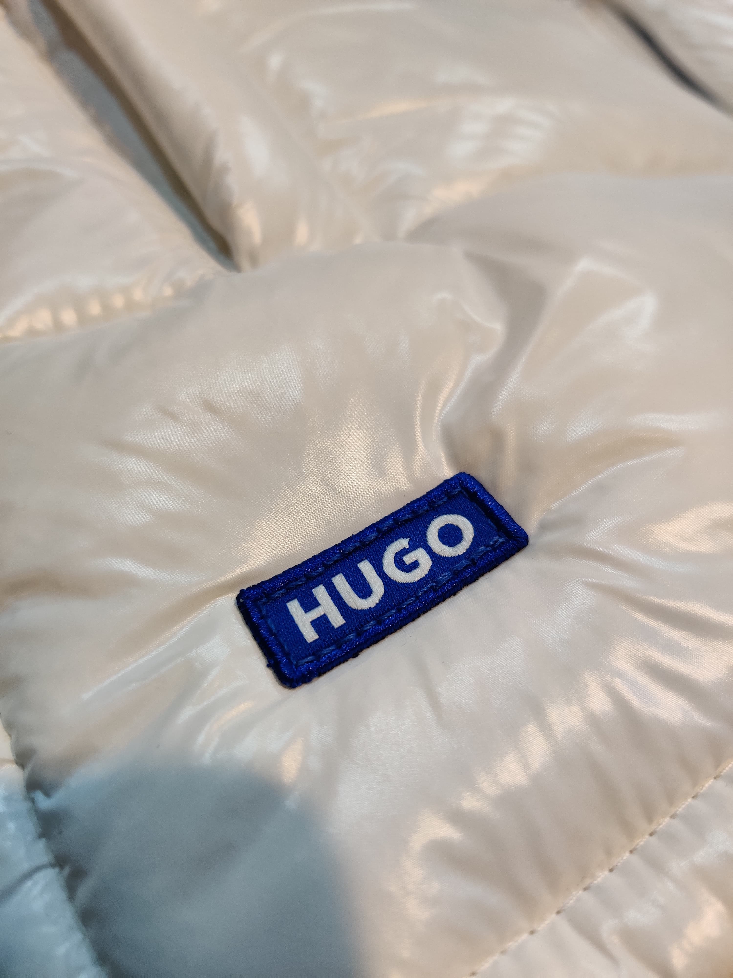 Hugo Down Puffer Sleeveless Jacket - White