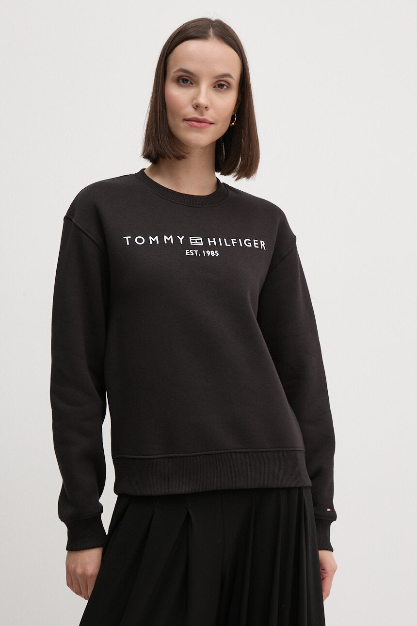 Tommy Classic Women Sweatshirt - Black