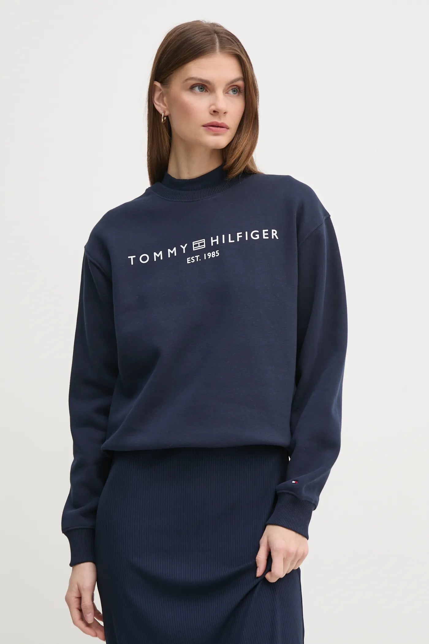 Tommy Classic Women Sweatshirt - Navy