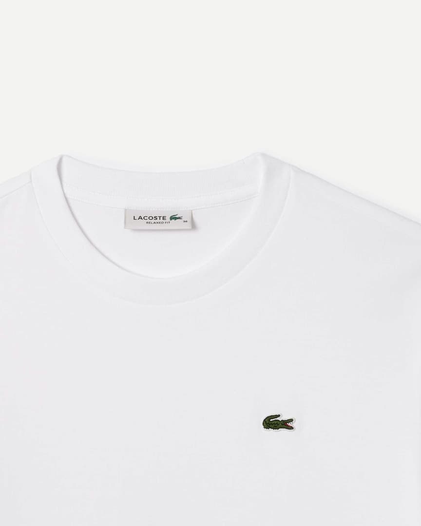 Lacoste Logo Tee - White - Brand Store