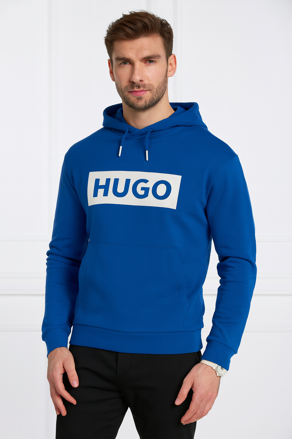 H.U.G.O Pullover Hoodie - Royal Blue