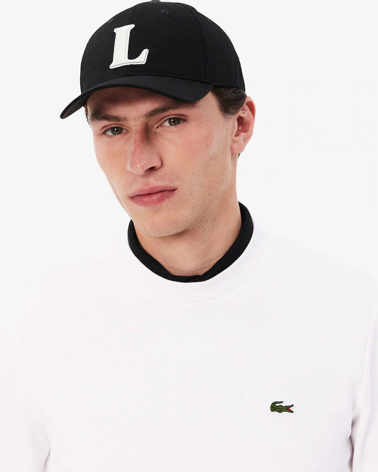 Lacoste Solid Sweatshirt - White