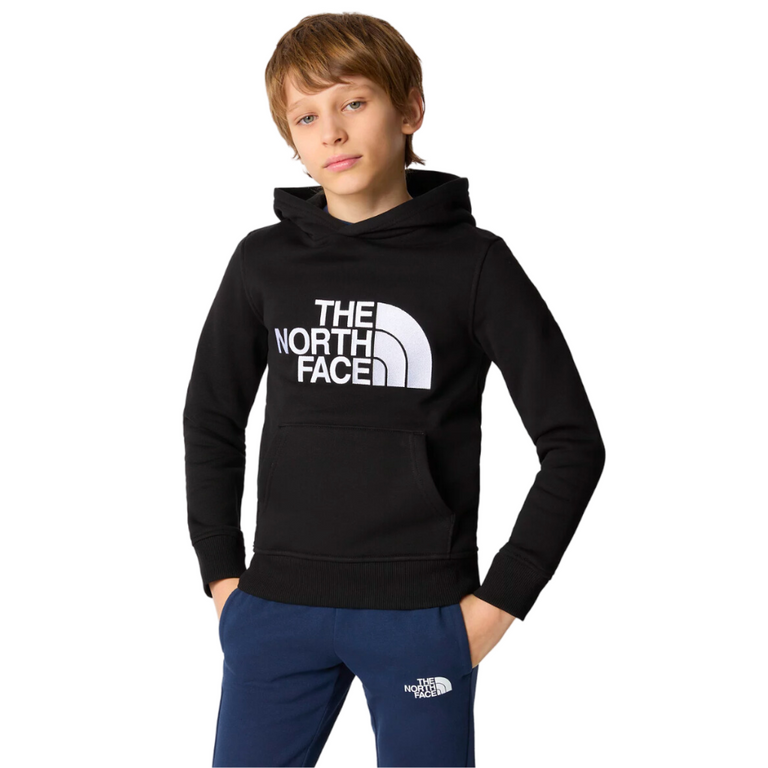 TNF Pullover Hoodie Kids Unisex - Black