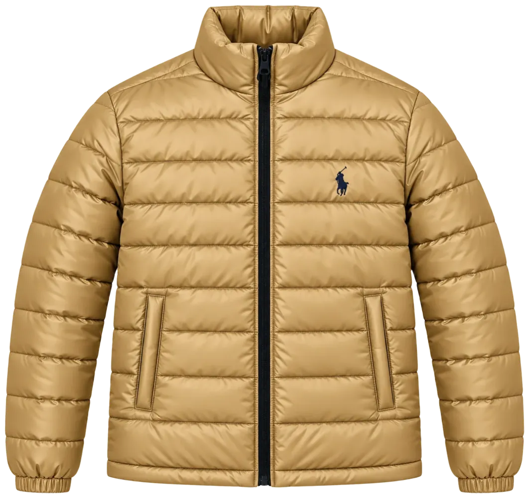 Polo Small Pony Puffer Jacket, Golden