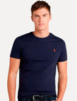Polo Embroidered Logo T-Shirt  Navy Blue