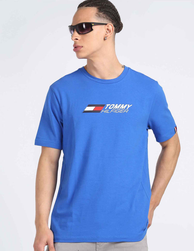 Tommy Hilifiger Signature Tee - Blue