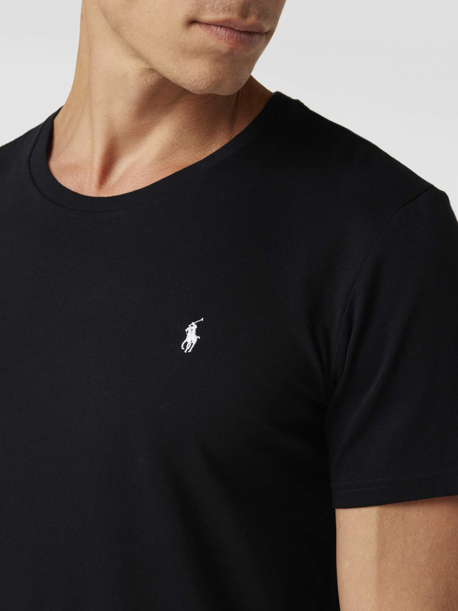 Polo Embroidered Logo T-Shirt  Navy Blue