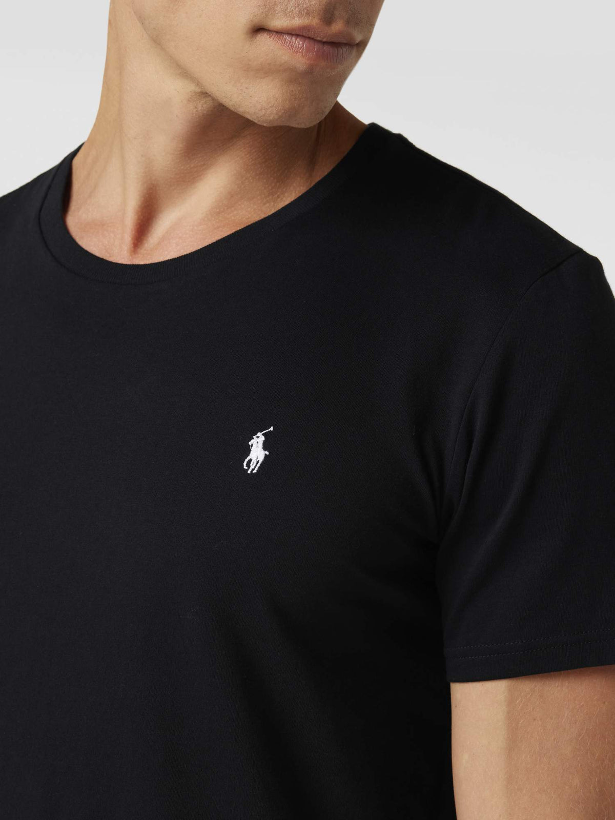 Polo Embroidered Logo T-Shirt  White