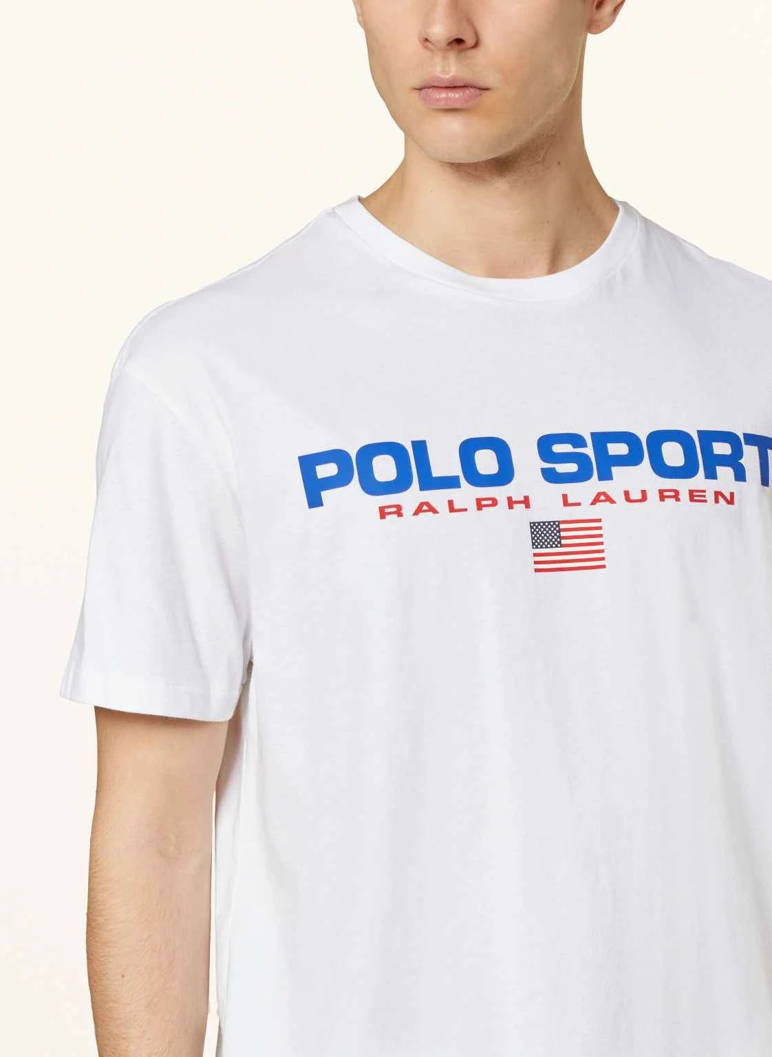 Polo Sports Logo Tee - White