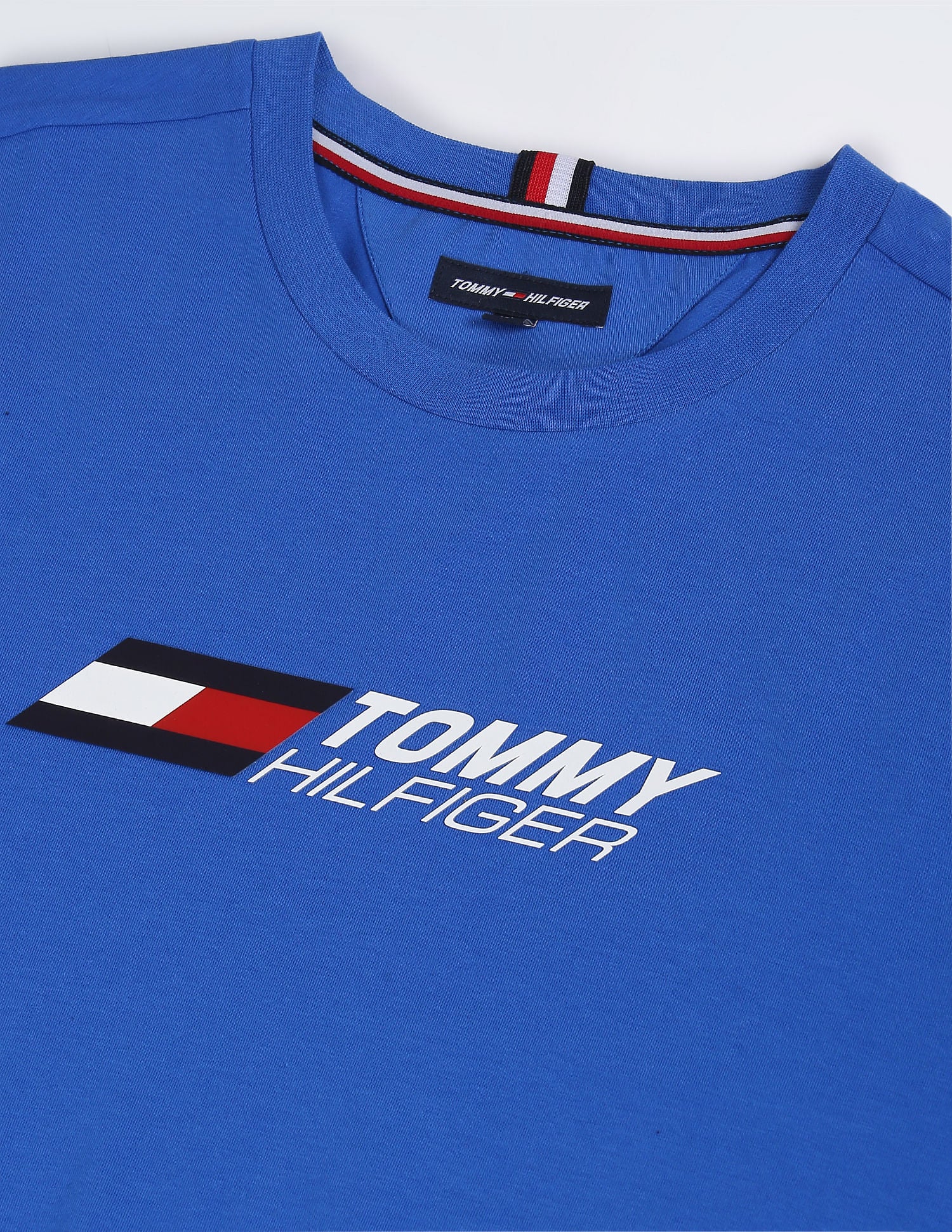 Tommy Hilifiger Signature Tee - Blue - Brand Store
