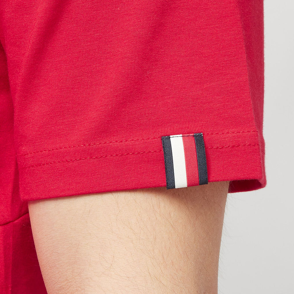 Tommy Hilifiger Signature Tee - Red - Brand Store