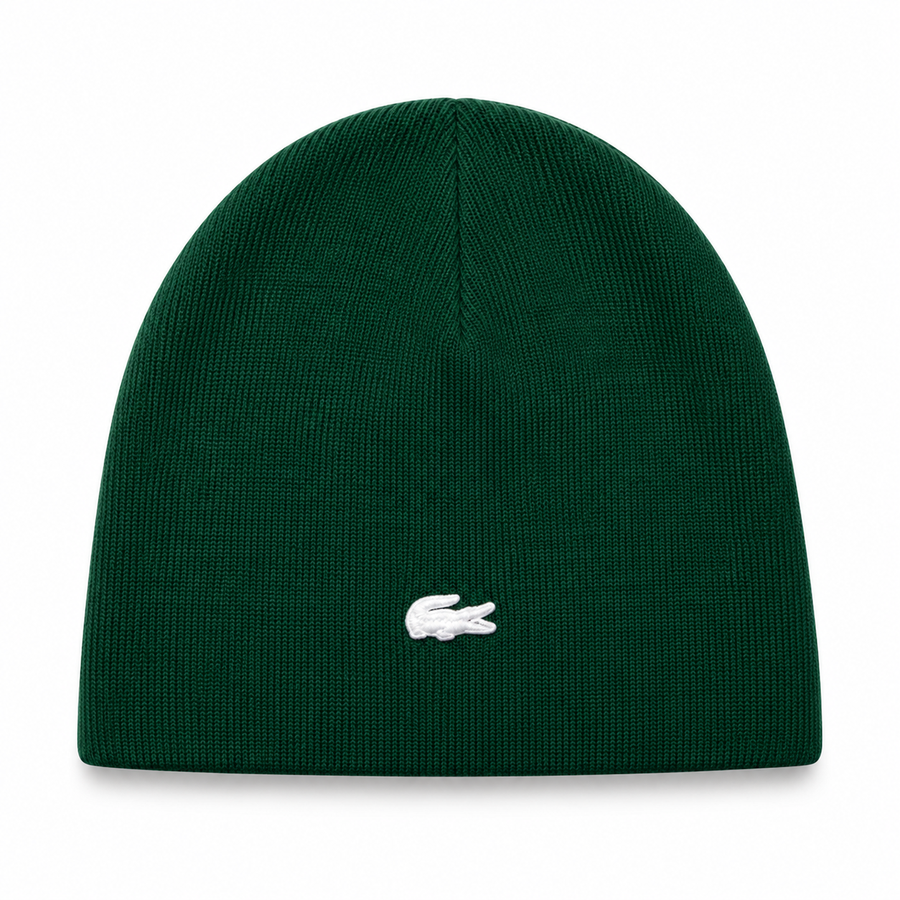 Lcst Style Premium Wool Blend Beanie – Embroidered Crocodile Logo