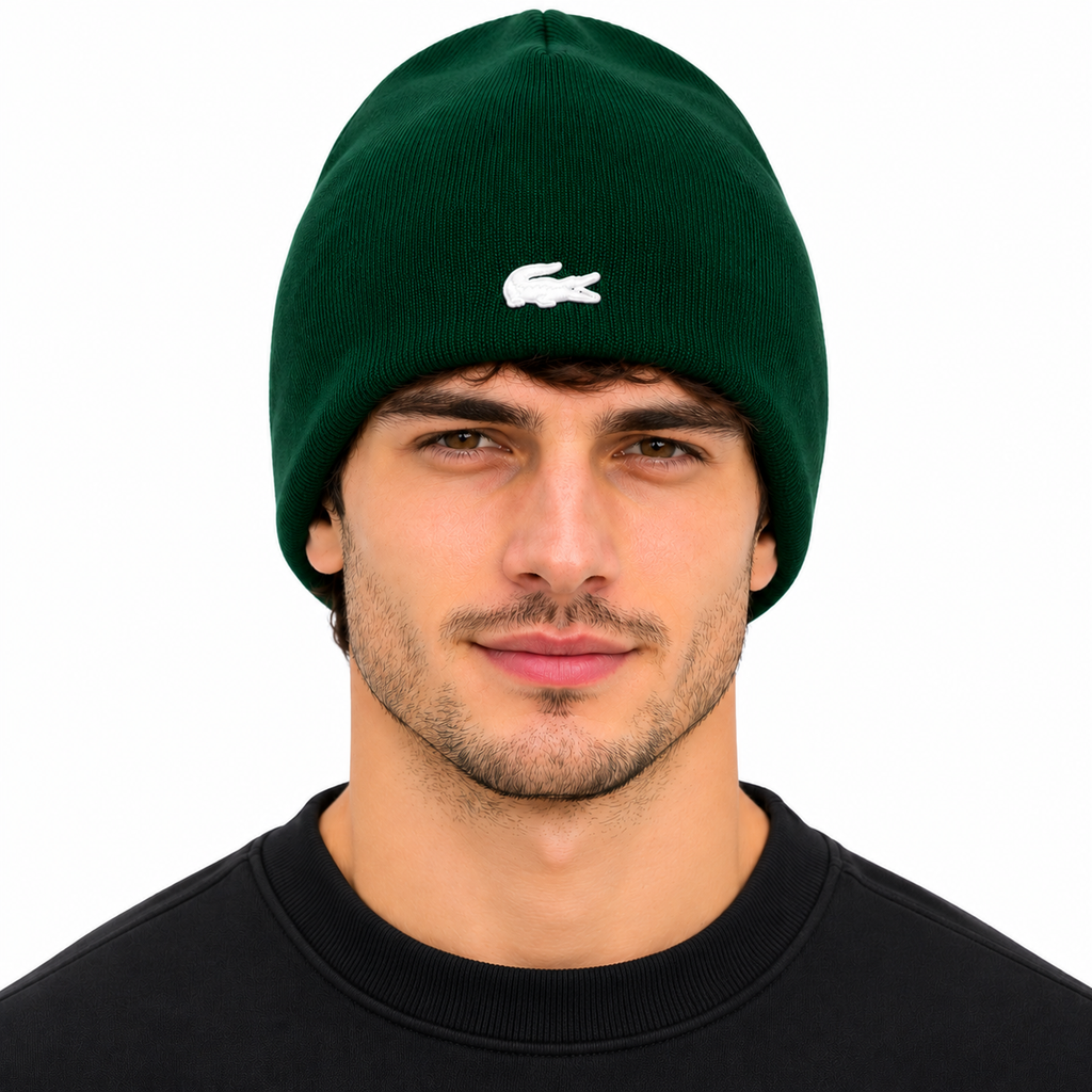 Lcst Style Premium Wool Blend Beanie – Embroidered Crocodile Logo