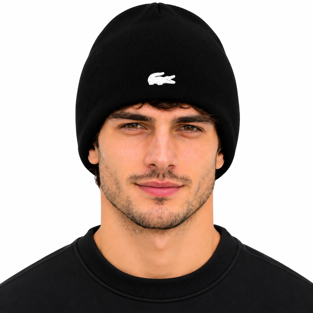 Lcst Style Premium Wool Blend Beanie – Embroidered Crocodile Logo