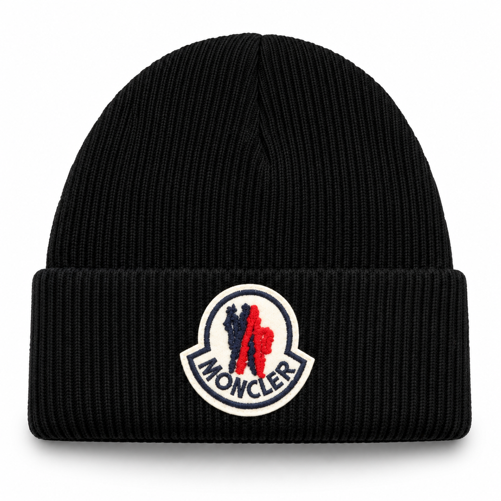 MNCLR Style Premium Ribbed Knit Beanie – Logo Patch