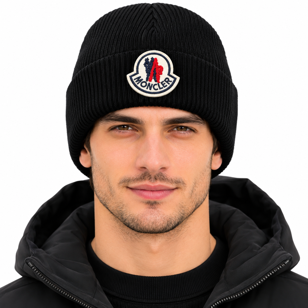 MNCLR Style Premium Ribbed Knit Beanie – Logo Patch