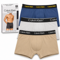 CK Men's Stretch Cotton Trunks – Pack of 3