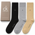 CK Men's Premium Crew Socks – Pack of 3 Gift Box
