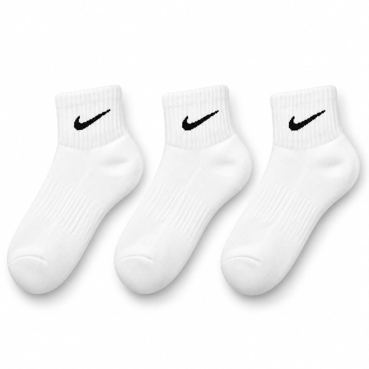 Nk Everyday Cushioned Ankle Socks – Black (Pack of 3)