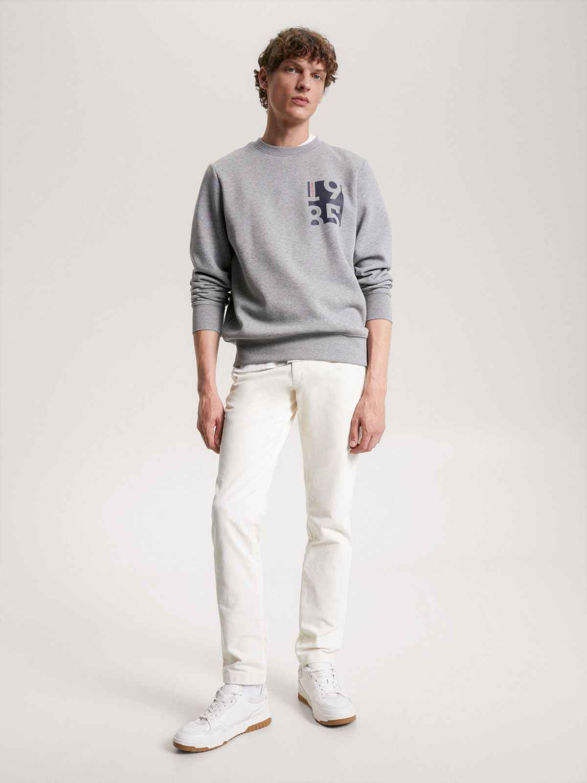 Tommy 1985 Box Sweatshirt - Gray