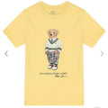 Boys Polo Bear Shirt - Yellow
