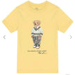 Boys Polo Bear Shirt - Yellow