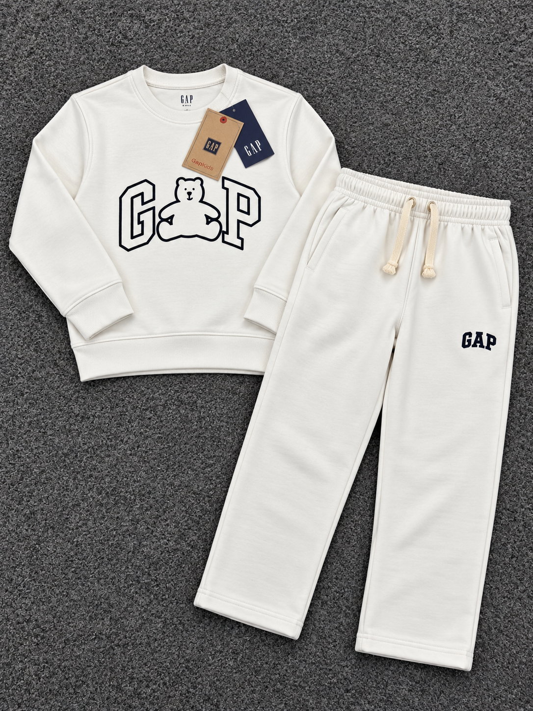 GAP Kids Teddy Bear Sweatshirt & Trouser Set – Unisex