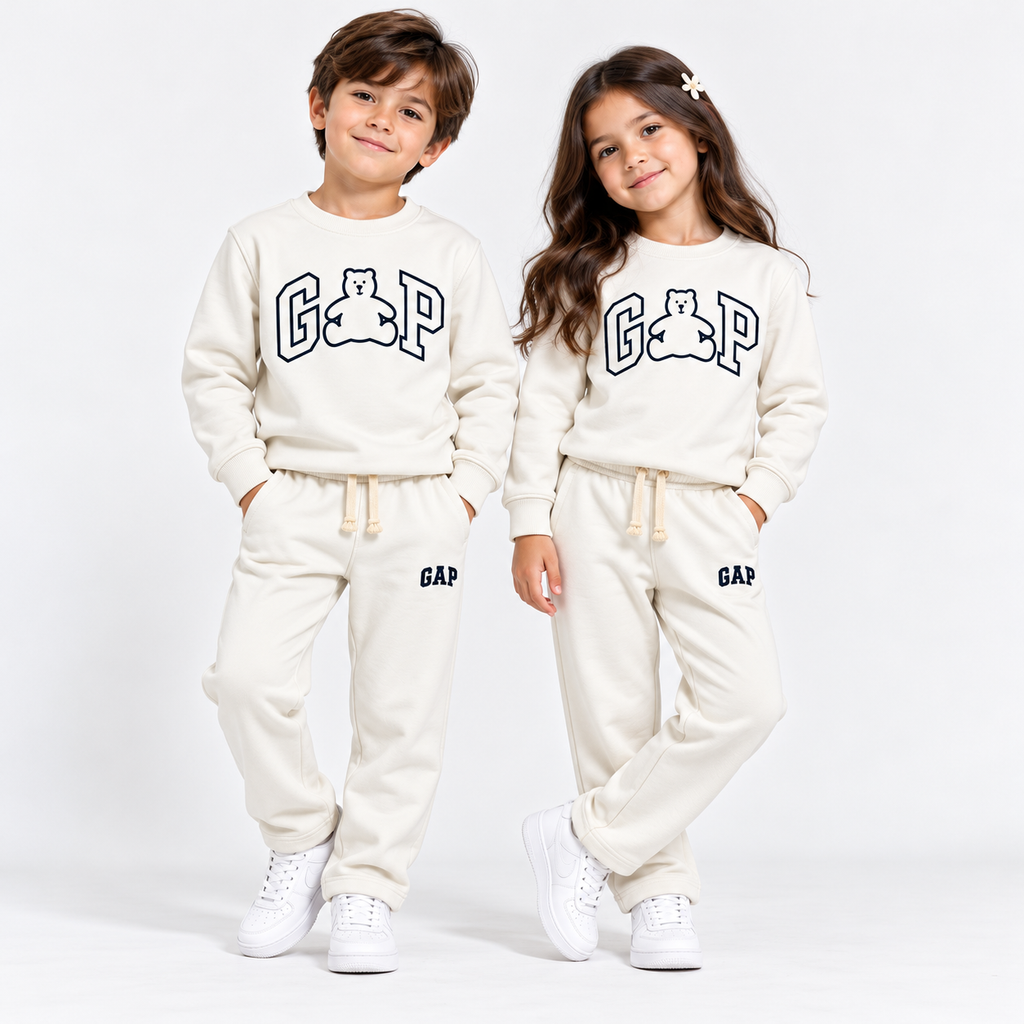 GAP Kids Teddy Bear Sweatshirt & Trouser Set – Unisex